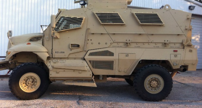 Rise Of The Police State: Dallas County Now Has Bulletproof, “Mine-Protected” Military SUV