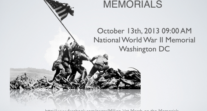 Million Vet March on the Memorials Oct 13th 2013