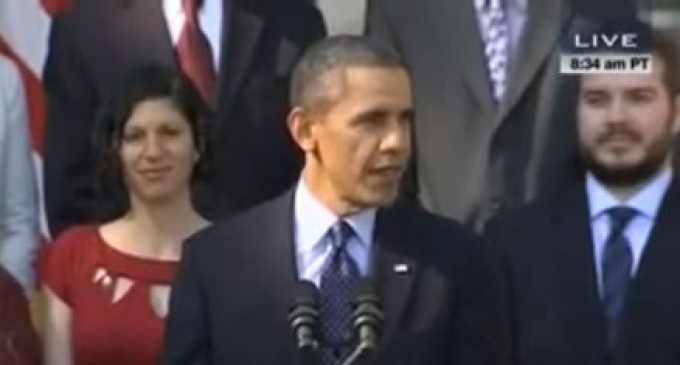 VIDEO: Obama’s feeble attempt to link failure of Obamacare to the shutdown