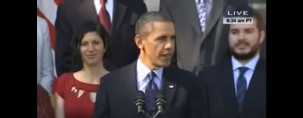 VIDEO: Obama’s feeble attempt to link failure of Obamacare to the shutdown