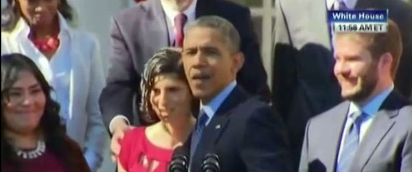 Obamacare Crisis so bad pregnant woman must faint on cue to distract audience.