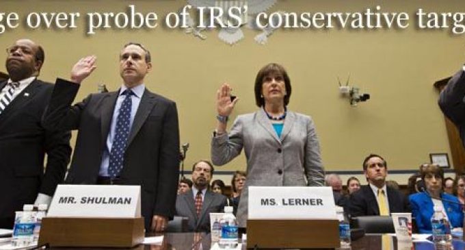 DOJ Probe of IRS a Total Sham