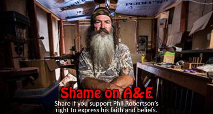 Backlash Against A&E, in Support of Phil Robertson’s Faith & Beliefs