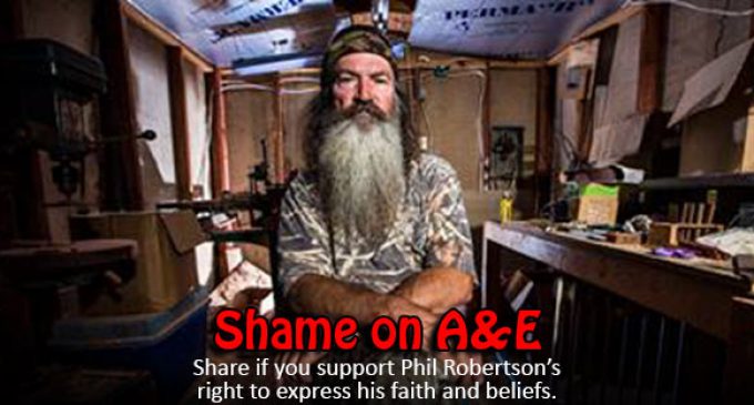 Backlash Against A&E, in Support of Phil Robertson’s Faith & Beliefs