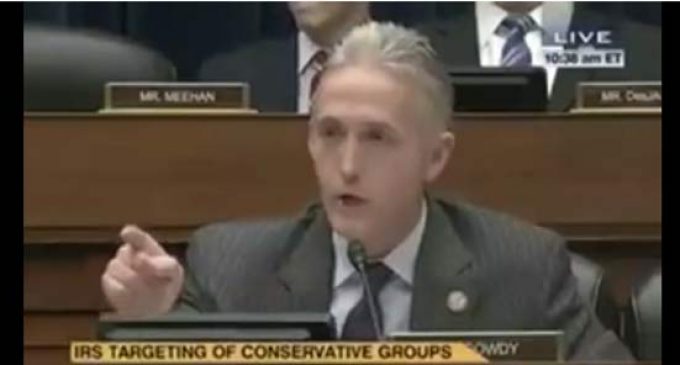 Watch Rep. Trey Gowdy Tear Into Obama