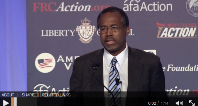 Ben Carson: Obamacare’s purpose is to enslave us all, worse thing to happen to this country since slavery