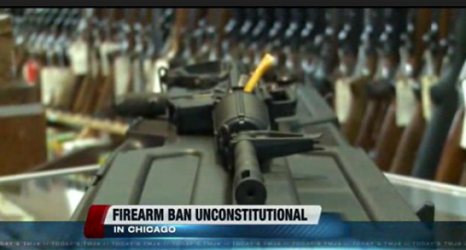 US District Court Judge Rules Chicago’s Ban On Firearms Is Unconstitutional