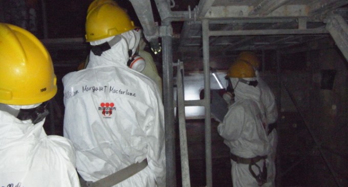 Fukushima Workers Use Duct Tape to Stop Radiation Leaks