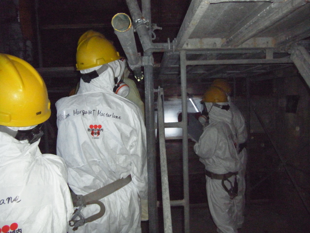 Fukushima Workers Use Duct Tape to Stop Radiation Leaks