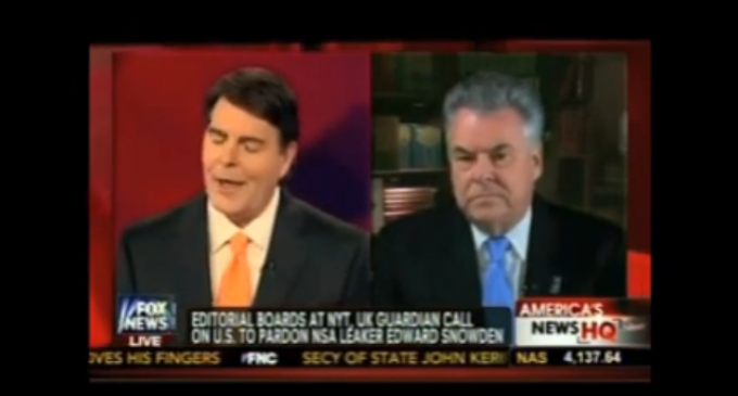 Rep. Pete King: Snowden Is A Traitor, Fox Commentator Complicit and Biased