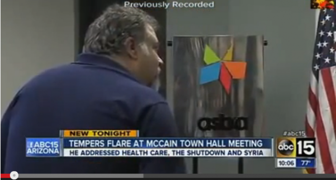 “Why is My Money Going to Al Qaeda in Syria?” McCain Takes Heat At Town Hall Meeting