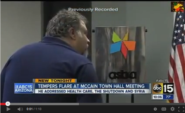 “Why is My Money Going to Al Qaeda in Syria?” McCain Takes Heat At Town Hall Meeting