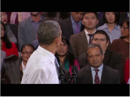 Obama To Heckler: I Must Obey The Countries’ Laws