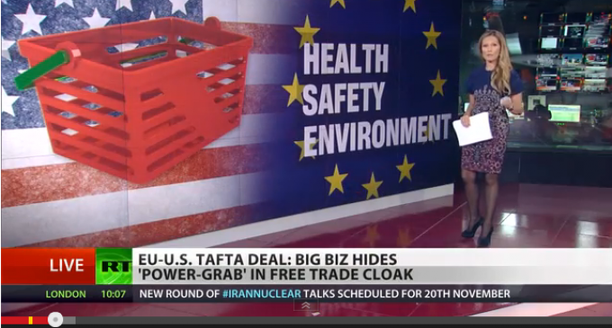 Corporations Can Sue Countries Under EU – US Tafta Deal