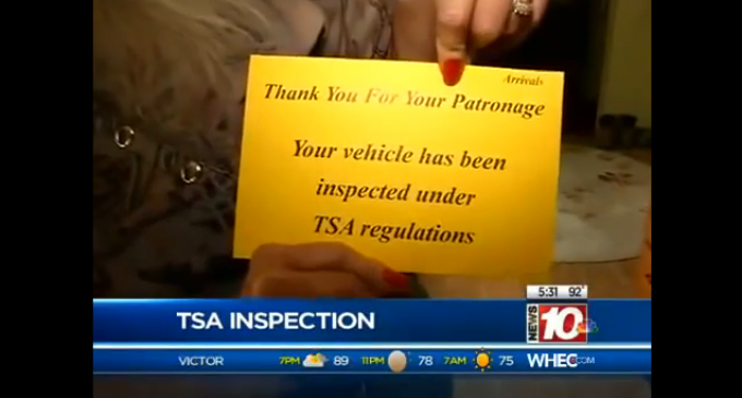 TSA Now Searching Your Car In The Airport