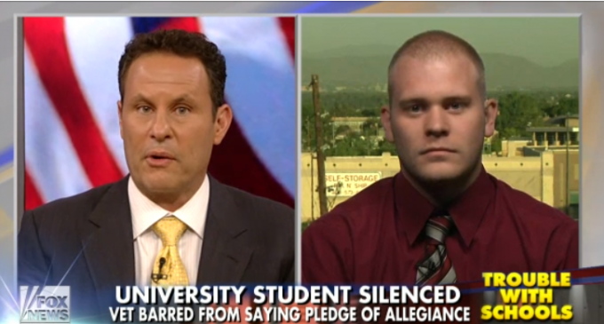 Vet Banned From Saying Pledge Of Allegiance At College – Might Offend International Students