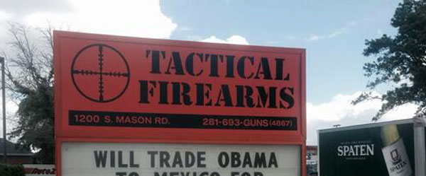 Obama Supporters Won’t Buy Their Guns Here
